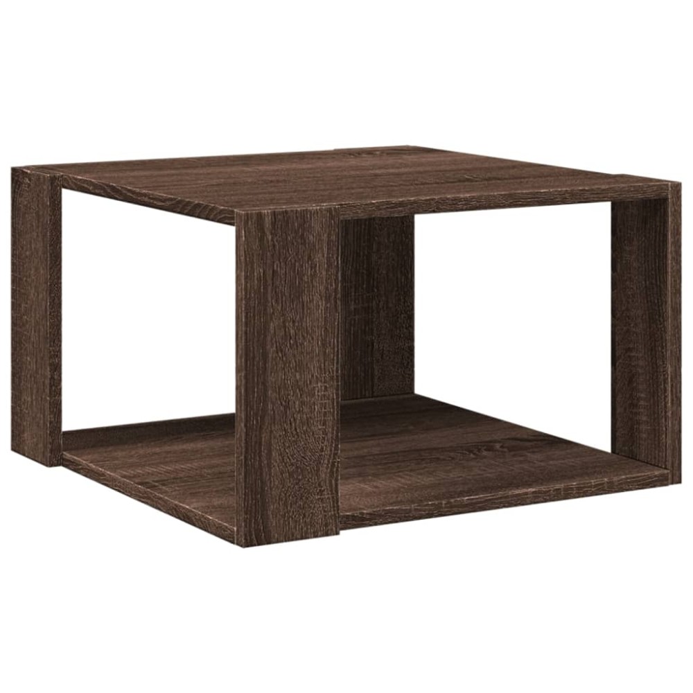 vidaXL Măsuță de cafea, stejar maro, 51,5x51,5x30 cm, lemn prelucrat