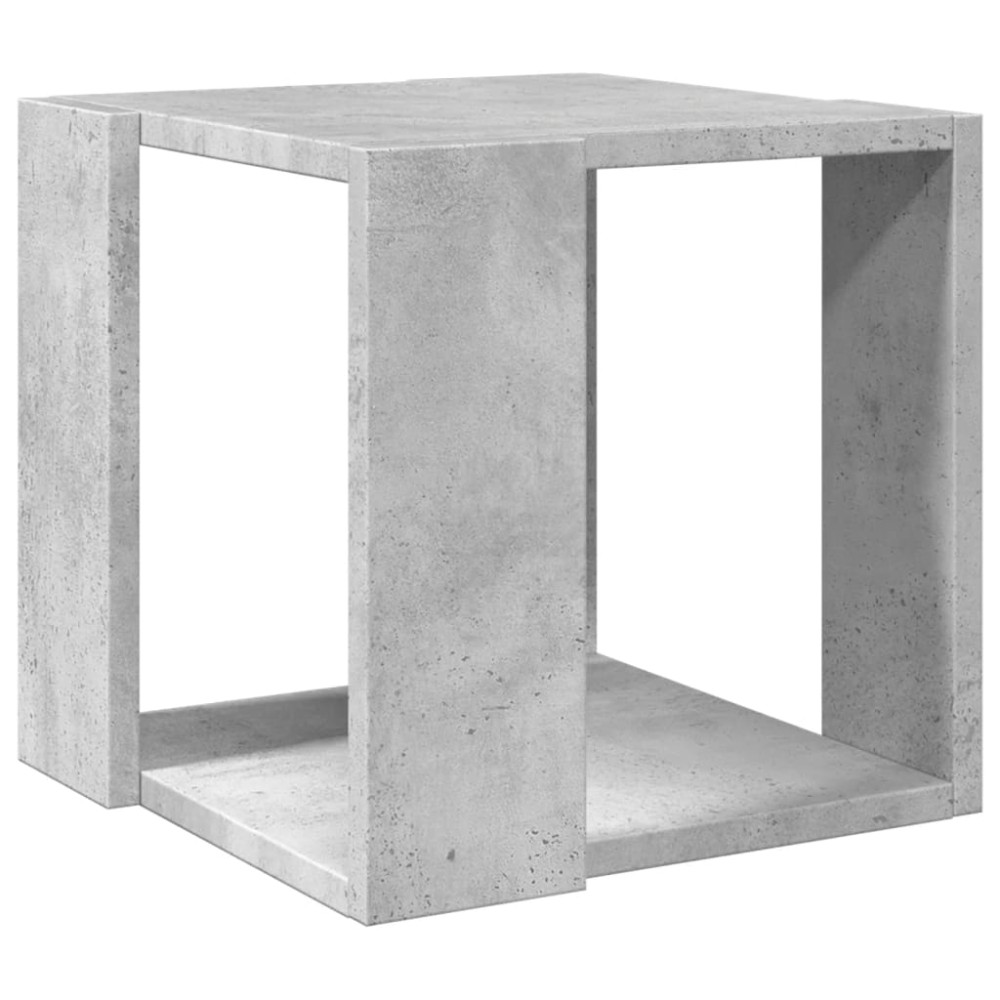 vidaXL Măsuță de cafea, gri beton, 32x32x30 cm, lemn prelucrat