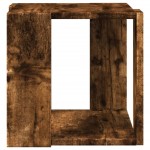 vidaXL Măsuță de cafea, stejar fumuriu, 32x32x30 cm, lemn prelucrat vidaXL Măsuță de cafea, stejar fumuriu, 32x32x30 cm, lemn prelucrat