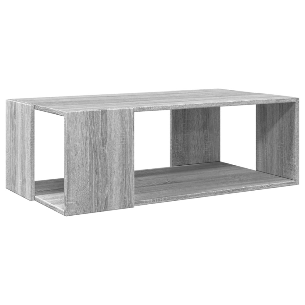 vidaXL Măsuță de cafea, gri sonoma, 89,5x48x30 cm, lemn prelucrat