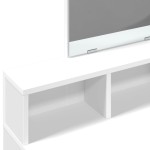 vidaXL Masă de toaletă cu oglindă, alb, 80x41x144,5 cm vidaXL Masă de toaletă cu oglindă, alb, 80x41x144,5 cm