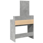 vidaXL Masă de toaletă cu oglindă, gri beton, 80x41x144,5 cm vidaXL Masă de toaletă cu oglindă, gri beton, 80x41x144,5 cm