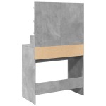 vidaXL Masă de toaletă cu LED, gri beton, 80x41x134,5 cm vidaXL Masă de toaletă cu LED, gri beton, 80x41x134,5 cm