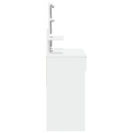 vidaXL Masă de toaletă cu LED, alb, 100x40x130 cm vidaXL Masă de toaletă cu LED, alb, 100x40x130 cm