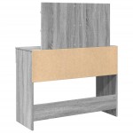 vidaXL Masă de toaletă cu LED, sonoma gri, 100x40x120 cm vidaXL Masă de toaletă cu LED, sonoma gri, 100x40x120 cm