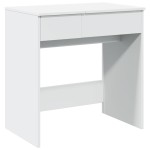 vidaXL Masă de toaletă cu oglindă, alb, 73x46,5x120 cm vidaXL Masă de toaletă cu oglindă, alb, 73x46,5x120 cm