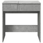 vidaXL Masă de toaletă cu oglindă, gri beton, 73x46,5x120 cm vidaXL Masă de toaletă cu oglindă, gri beton, 73x46,5x120 cm