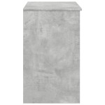 vidaXL Masă de toaletă cu oglindă, gri beton, 73x46,5x120 cm vidaXL Masă de toaletă cu oglindă, gri beton, 73x46,5x120 cm