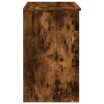 vidaXL Masă de toaletă cu oglindă, stejar fumuriu, 73x46,5x120 cm