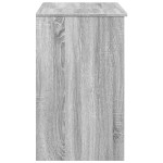 vidaXL Masă de toaletă cu oglindă, gri sonoma, 73x46,5x120 cm vidaXL Masă de toaletă cu oglindă, gri sonoma, 73x46,5x120 cm