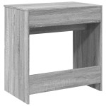 vidaXL Masă de toaletă cu oglindă, gri sonoma, 73x46,5x120 cm vidaXL Masă de toaletă cu oglindă, gri sonoma, 73x46,5x120 cm