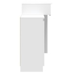 vidaXL Masă de toaletă cu LED, alb, 115x37x110,5 cm vidaXL Masă de toaletă cu LED, alb, 115x37x110,5 cm