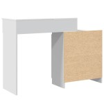 vidaXL Masă de toaletă cu LED, alb, 115x37x110,5 cm vidaXL Masă de toaletă cu LED, alb, 115x37x110,5 cm