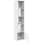 vidaXL Bibliotecă, alb, 40x36x189 cm, lemn prelucrat vidaXL Bibliotecă, alb, 40x36x189 cm, lemn prelucrat