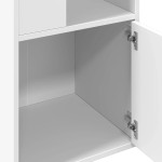 vidaXL Bibliotecă, alb, 40x36x189 cm, lemn prelucrat vidaXL Bibliotecă, alb, 40x36x189 cm, lemn prelucrat