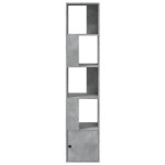 vidaXL Bibliotecă, gri beton, 40x36x189 cm, lemn compozit vidaXL Bibliotecă, gri beton, 40x36x189 cm, lemn compozit