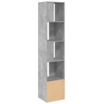 vidaXL Bibliotecă, gri beton, 40x36x189 cm, lemn compozit vidaXL Bibliotecă, gri beton, 40x36x189 cm, lemn compozit
