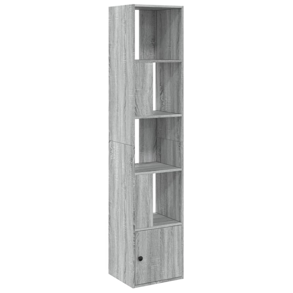 vidaXL Bibliotecă, gri sonoma, 40x36x189 cm, lemn prelucrat