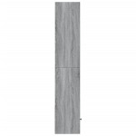 vidaXL Bibliotecă, gri sonoma, 40x36x189 cm, lemn prelucrat vidaXL Bibliotecă, gri sonoma, 40x36x189 cm, lemn prelucrat