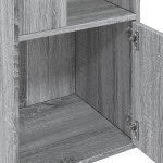 vidaXL Bibliotecă, gri sonoma, 40x36x189 cm, lemn prelucrat vidaXL Bibliotecă, gri sonoma, 40x36x189 cm, lemn prelucrat