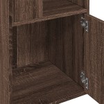 vidaXL Bibliotecă, stejar maro, 40x36x189 cm, lemn prelucrat vidaXL Bibliotecă, stejar maro, 40x36x189 cm, lemn prelucrat