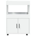vidaXL Cărucior de bar, alb, 60x39,5x89 cm, lemn prelucrat vidaXL Cărucior de bar, alb, 60x39,5x89 cm, lemn prelucrat