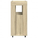 vidaXL Cărucior de bar, stejar sonoma, 60x39,5x89 cm, lemn prelucrat vidaXL Cărucior de bar, stejar sonoma, 60x39,5x89 cm, lemn prelucrat