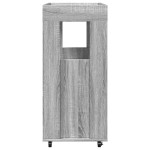vidaXL Cărucior de bar, gri sonoma, 60x39,5x89 cm, lemn prelucrat vidaXL Cărucior de bar, gri sonoma, 60x39,5x89 cm, lemn prelucrat