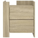 vidaXL Noptieră, stejar sonoma, 45x50x50 cm, lemn prelucrat vidaXL Noptieră, stejar sonoma, 45x50x50 cm, lemn prelucrat