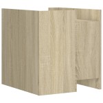 vidaXL Noptieră, stejar sonoma, 45x50x50 cm, lemn prelucrat vidaXL Noptieră, stejar sonoma, 45x50x50 cm, lemn prelucrat