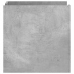 vidaXL Noptieră, gri beton, 45x50x50 cm, lemn prelucrat