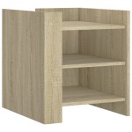 vidaXL Noptieră, stejar sonoma, 45x50x50 cm, lemn prelucrat vidaXL Noptieră, stejar sonoma, 45x50x50 cm, lemn prelucrat