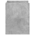 vidaXL Noptieră, gri beton, 45x50x65 cm, lemn prelucrat