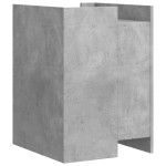 vidaXL Noptieră, gri beton, 45x50x65 cm, lemn prelucrat