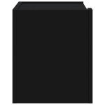 vidaXL Noptieră de perete, negru, 45x30x35 cm vidaXL Noptieră de perete, negru, 45x30x35 cm