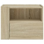 vidaXL Noptieră de perete, stejar sonoma, 45x30x35 cm vidaXL Noptieră de perete, stejar sonoma, 45x30x35 cm