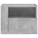 vidaXL Noptieră de perete, gri beton, 45x30x35 cm vidaXL Noptieră de perete, gri beton, 45x30x35 cm