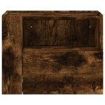 vidaXL Noptiere de perete, 2 buc., stejar fumuriu, 45x30x35 cm