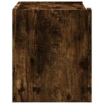 vidaXL Noptiere de perete, 2 buc., stejar fumuriu, 45x30x35 cm