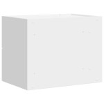 vidaXL Noptiere de perete, 2 buc., alb, 45x30x35 cm