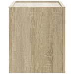 vidaXL Noptiere de perete, 2 buc., stejar sonoma, 45x30x35 cm