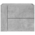 vidaXL Noptieră de perete, gri beton, 45x30x35 cm vidaXL Noptieră de perete, gri beton, 45x30x35 cm