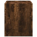 vidaXL Noptiere de perete, 2 buc., stejar fumuriu, 45x30x35 cm