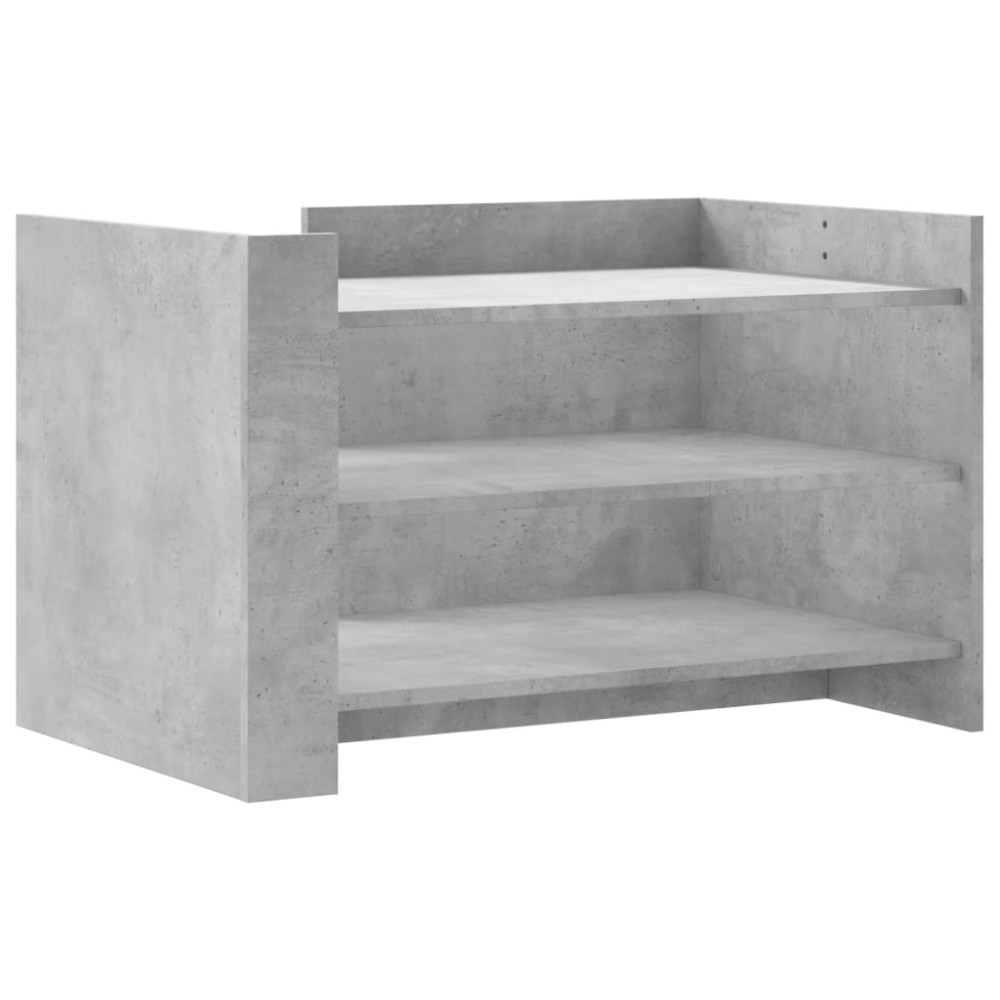 vidaXL Măsuță de cafea, gri beton, 80x50x50 cm, lemn prelucrat
