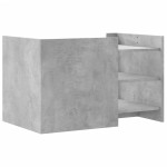vidaXL Măsuță de cafea, gri beton, 80x50x50 cm, lemn prelucrat vidaXL Măsuță de cafea, gri beton, 80x50x50 cm, lemn prelucrat
