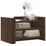 vidaXL Măsuță de cafea, stejar maro, 80x50x50 cm, lemn prelucrat vidaXL Măsuță de cafea, stejar maro, 80x50x50 cm, lemn prelucrat