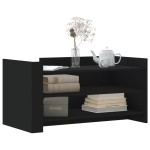 vidaXL Măsuță de cafea, negru, 100x50x50 cm, lemn prelucrat vidaXL Măsuță de cafea, negru, 100x50x50 cm, lemn prelucrat