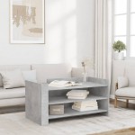vidaXL Măsuță de cafea, gri beton, 100x50x50 cm, lemn prelucrat vidaXL Măsuță de cafea, gri beton, 100x50x50 cm, lemn prelucrat