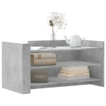 vidaXL Măsuță de cafea, gri beton, 100x50x50 cm, lemn prelucrat vidaXL Măsuță de cafea, gri beton, 100x50x50 cm, lemn prelucrat