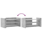 vidaXL Măsuță de cafea, gri beton, 100x50x50 cm, lemn prelucrat vidaXL Măsuță de cafea, gri beton, 100x50x50 cm, lemn prelucrat